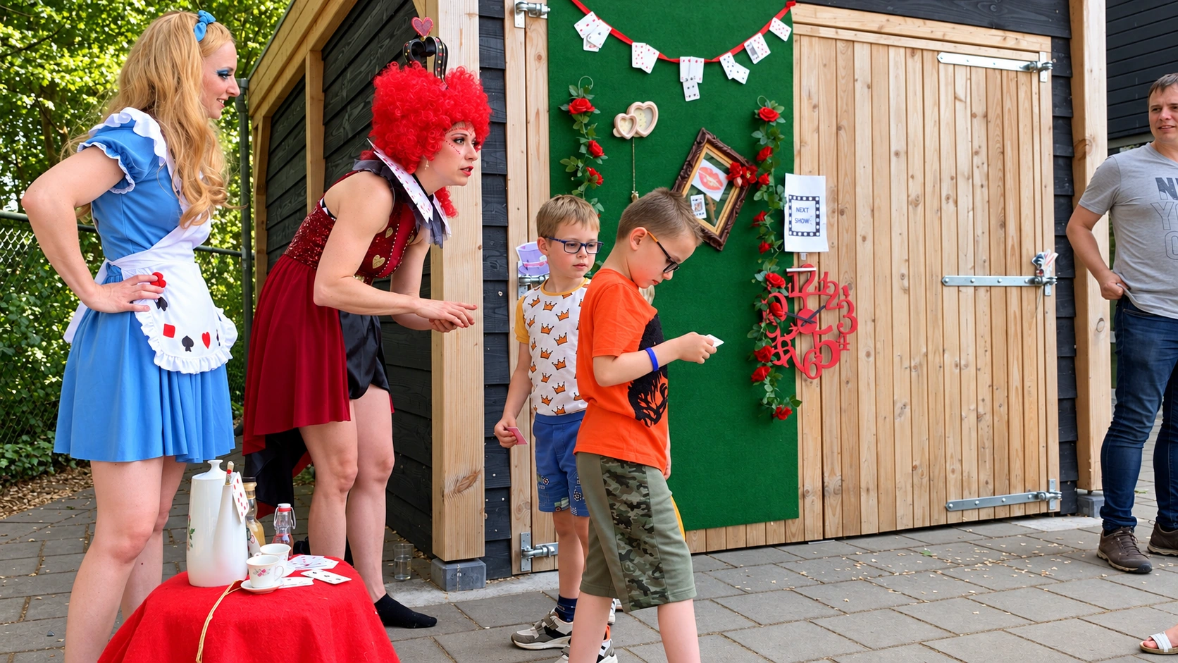 Alice In Wonderland — Factory 7, interactie en performance