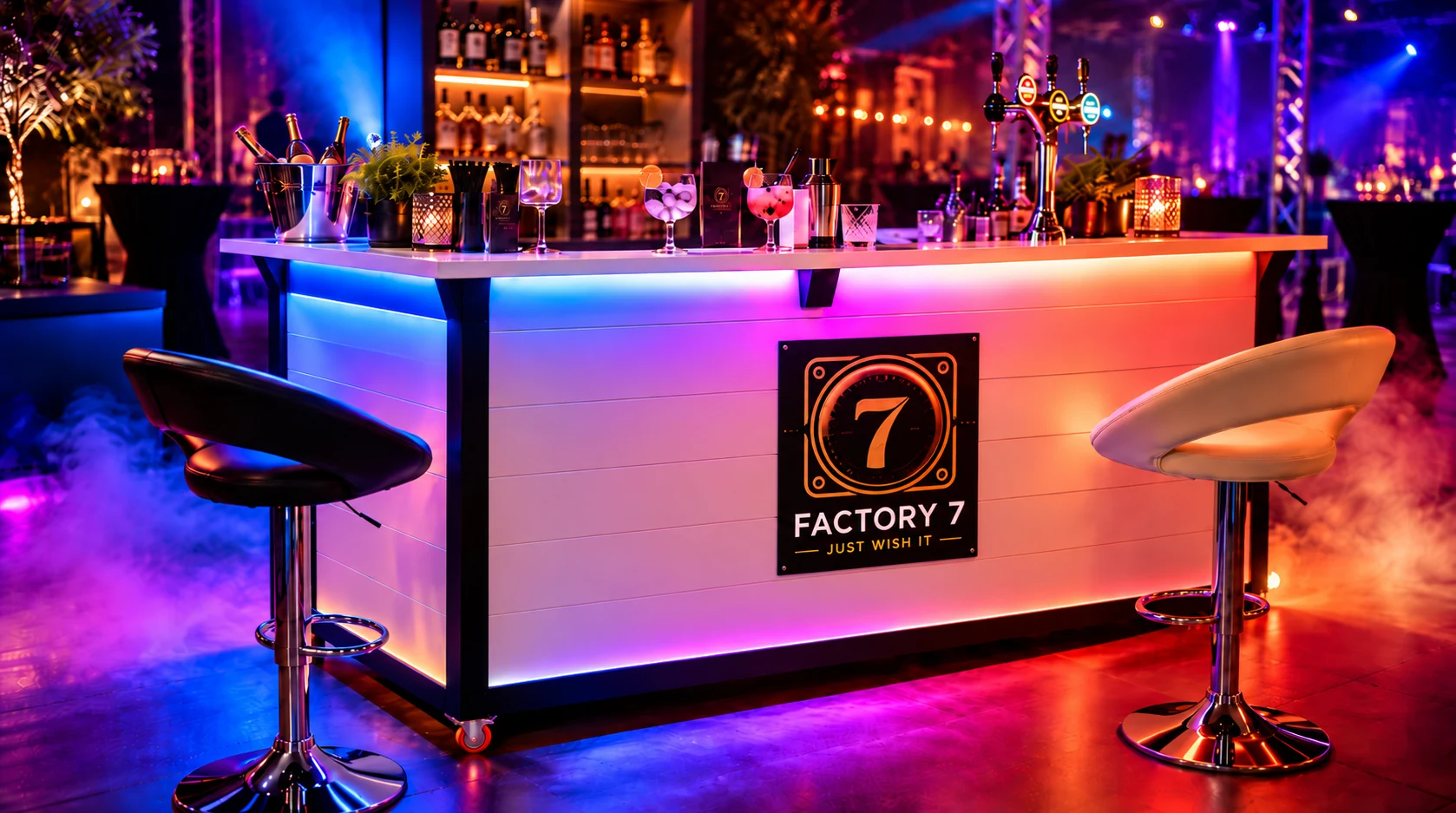 Premium Lightbar met het officiële Factory 7-logo