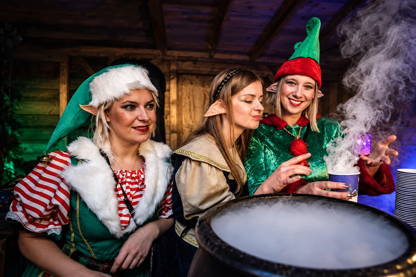 Mystic Bar — drie winterse performers rond een dampend elixer