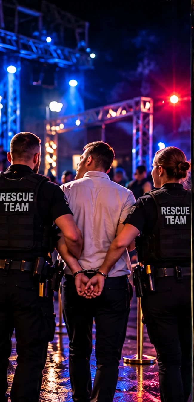 Rescue Team met herkenbare rugopschriften